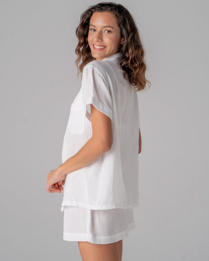 cloud cotton shortie pyjama set