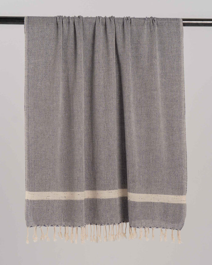 Hand-loomed cotton towel