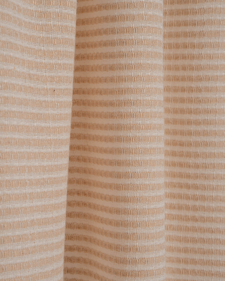 Bamboo Striped Towel Beige